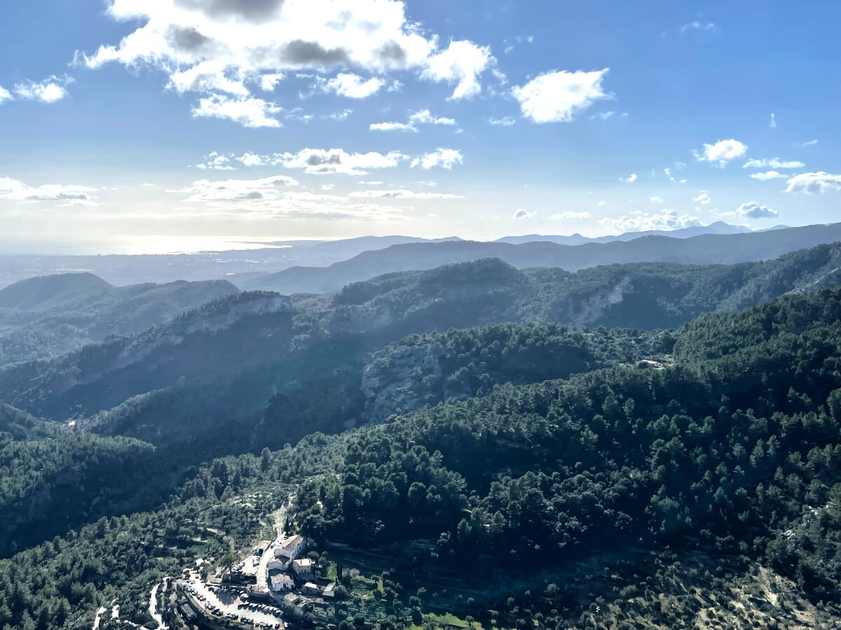 Blick über das Tramuntana Gebirge