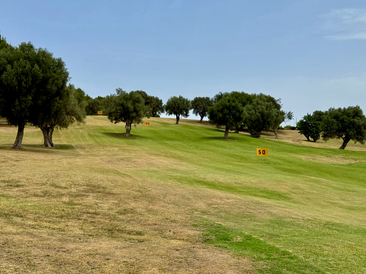 Driving Range auf dem Pollença Golfplatz