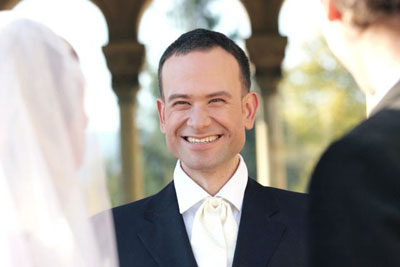 Christoph Sauer als freier Redner auf einer Hochzeit