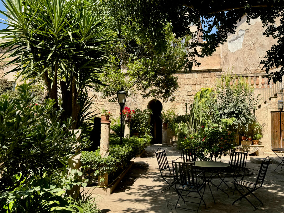 Garten als Ruheoase in den arabischen Bädern