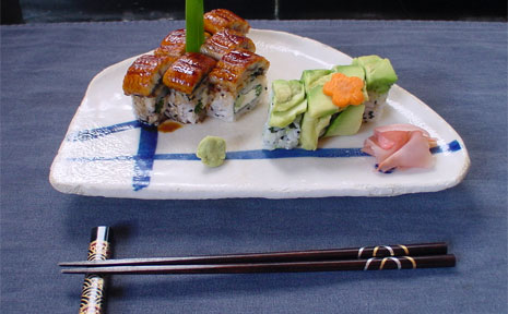 Sushi-Gericht im Restaurant Shogun auf Mallorca