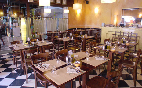 Gastraum im Restaurant „Bon Lloc“ in Palma de Mallorca